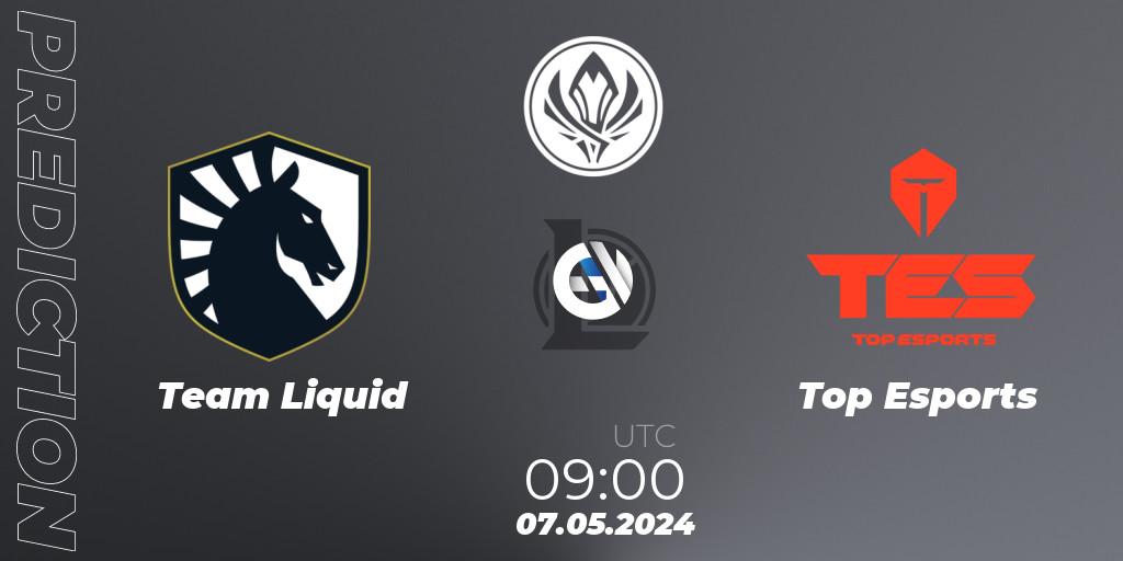Team Liquid vs Top Esports: Betting TIp, Match Prediction. 07.05.24. LoL, Mid Season Invitational 2024 - Bracket Stage