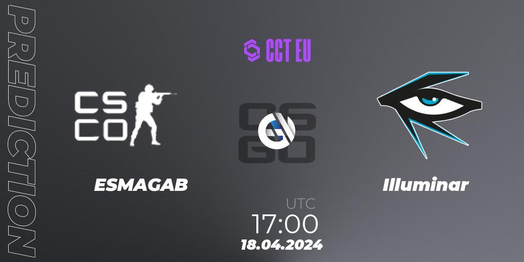 ESMAGAB vs Illuminar: Betting TIp, Match Prediction. 18.04.24. CS2 (CS:GO), CCT Season 2 Europe Series 1 Closed Qualifier