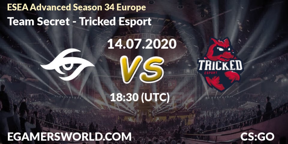 Team Secret Vs Tricked Esport Betting TIp Match Prediction 14 07