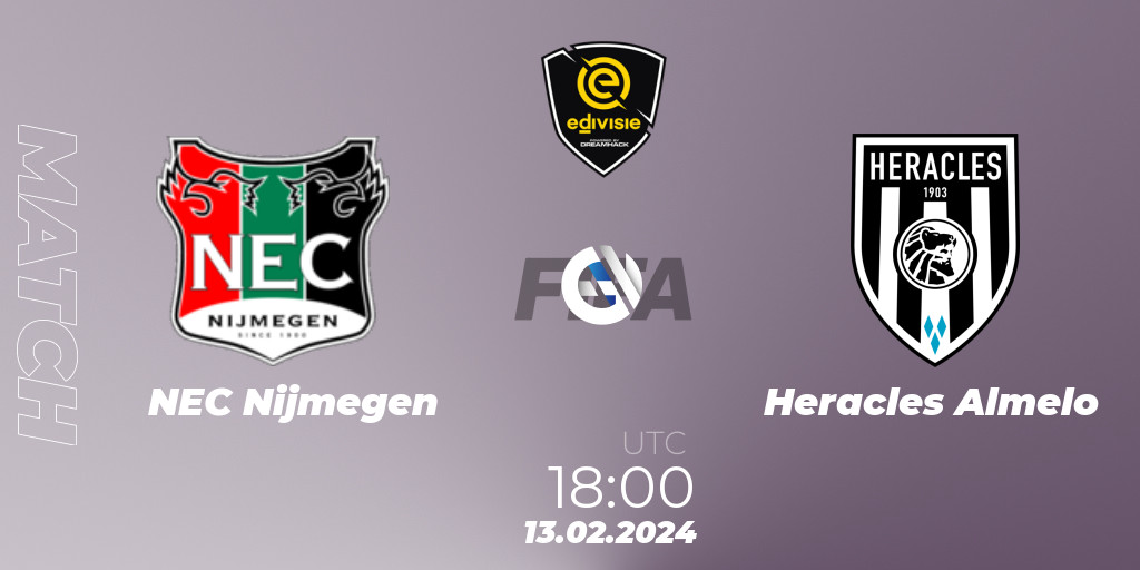 NEC Nijmegen Vs Heracles Almelo 13 02 24 FIFA 23 EDivisie 2023 24