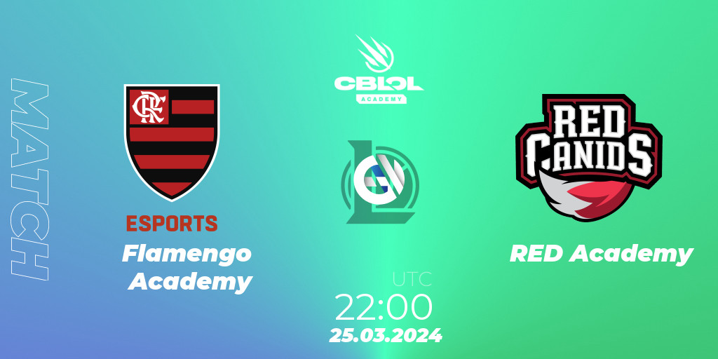 Flamengo Academy Vs RED Academy 25 03 24 LoL CBLOL Academy Split 1