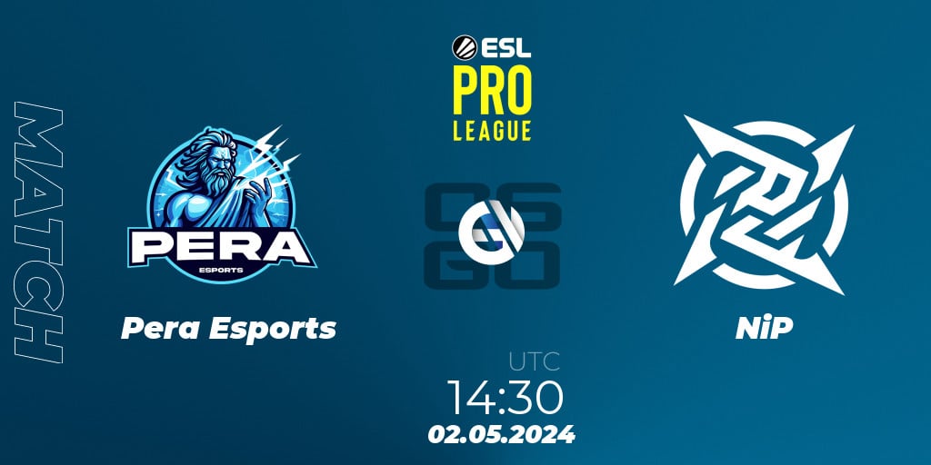 Pera Esports Vs NiP Betting TIp Match Prediction 02 05 2024 At 14 30