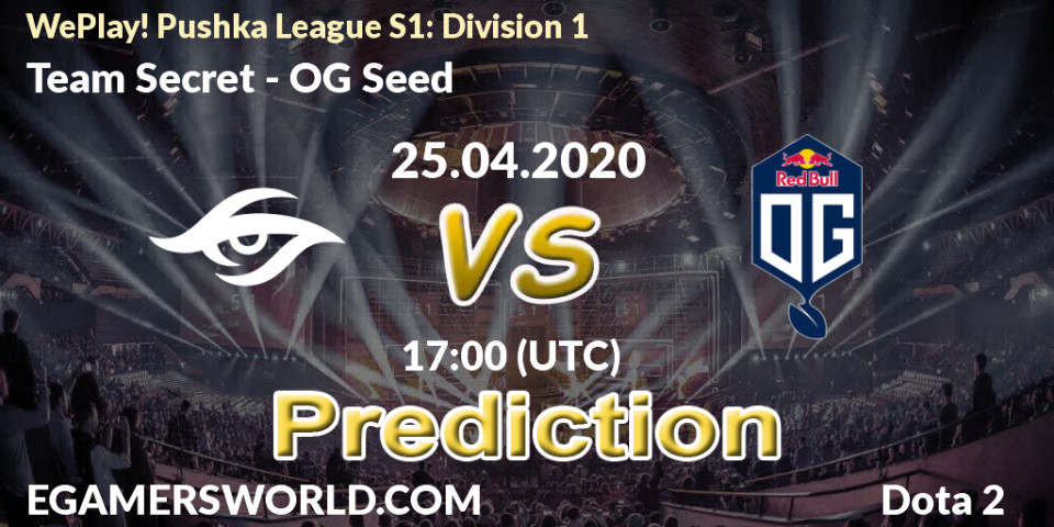 Team Secret Vs Og Seed Betting Tip Match Prediction Dota