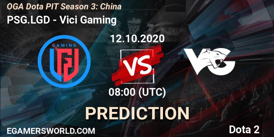 PSG LGD Vs Vici Gaming Betting TIp Match Prediction 12 10 2020 At 08