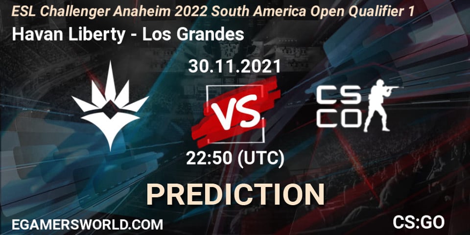 Havan Liberty Vs Los Grandes Betting TIp Match Prediction 30 11 21