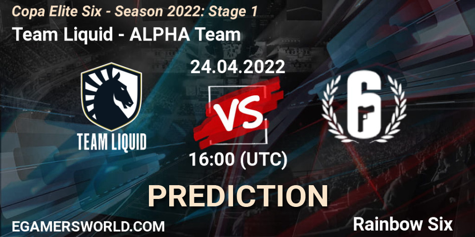 Team Liquid Vs Alpha Team Betting Tip Match Prediction At