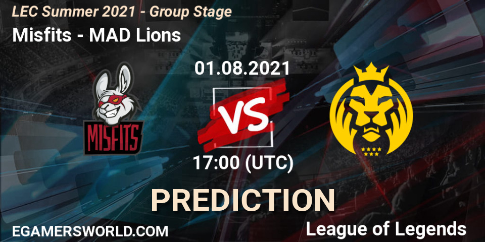 Misfits Vs Mad Lions Betting Tip Match Prediction At