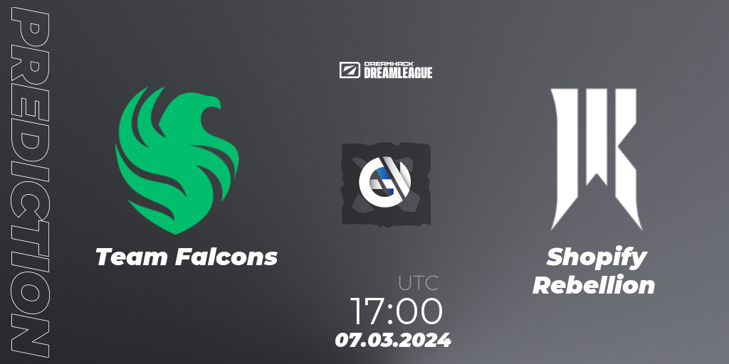 Team Falcons Vs Shopify Rebellion Betting TIp Match Prediction 07 03