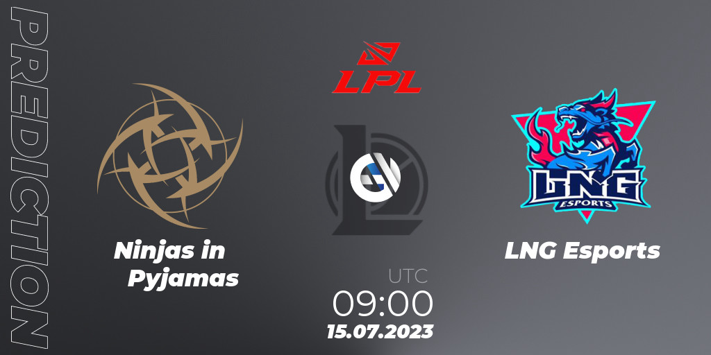 Ninjas In Pyjamas Vs Lng Esports Betting Tip Match Prediction