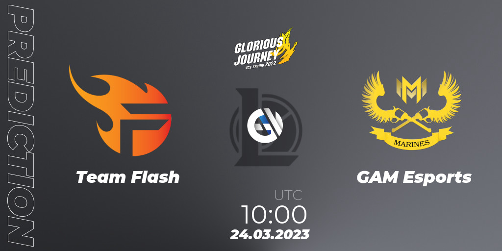 Team Flash Vs GAM Esports Betting TIp Match Prediction 23 03 23 LoL