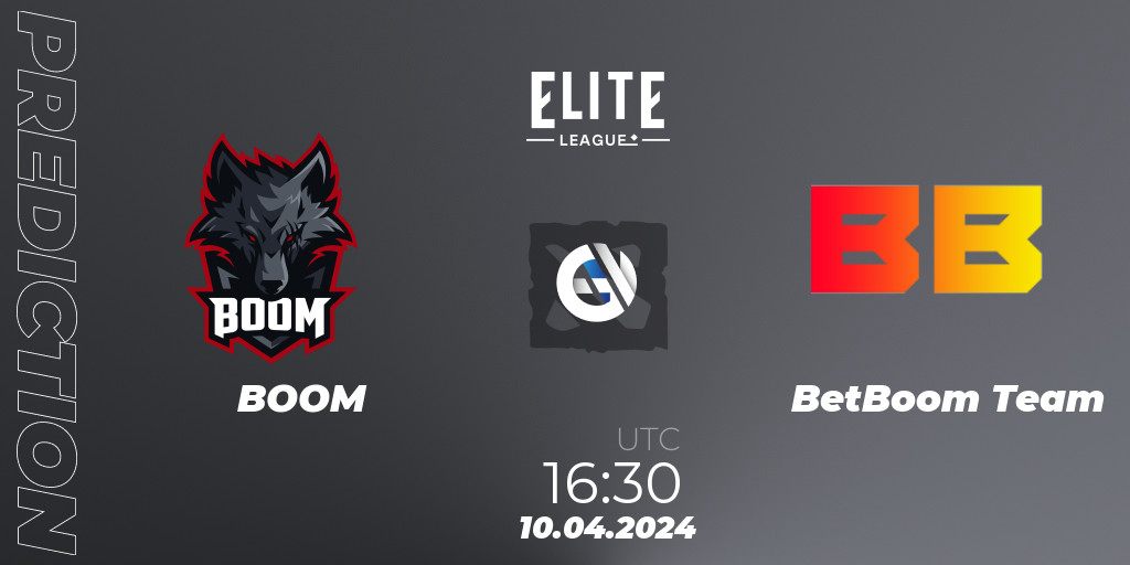 BOOM Vs BetBoom Team Betting TIp Match Prediction 10 04 2024 At 16