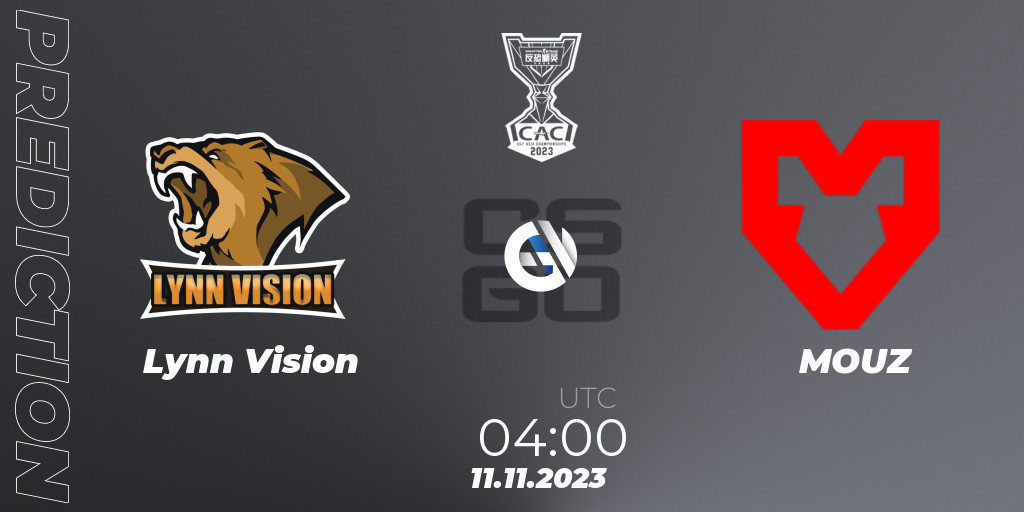 Lynn Vision Vs Mouz Betting Tip Match Prediction At