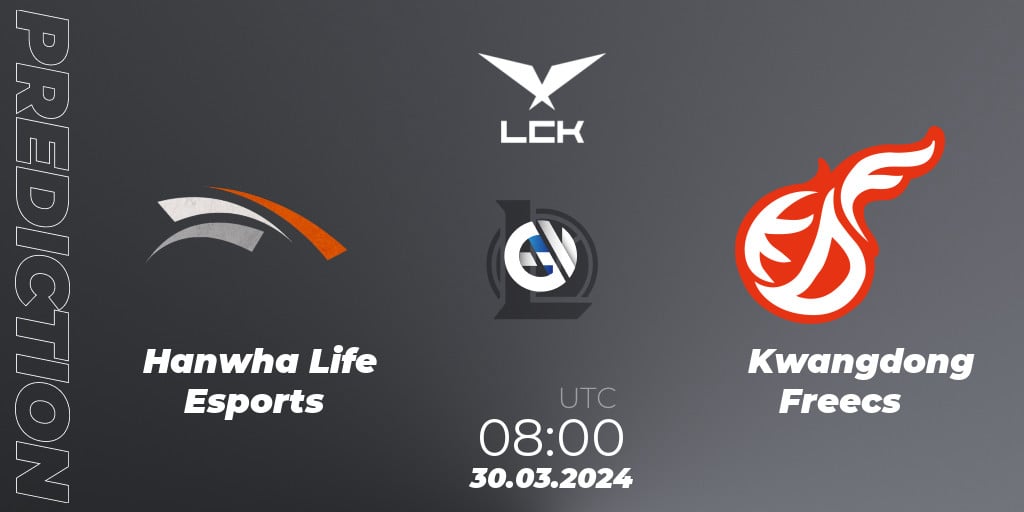 Hanwha Life Esports Vs Kwangdong Freecs Betting Tip Match Prediction