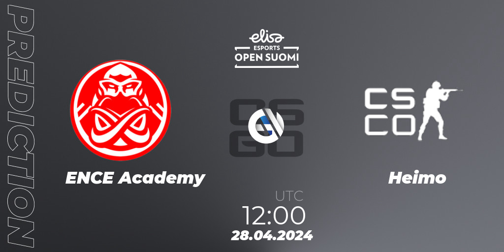 ENCE Academy Vs Heimo Esports Betting TIp Match Prediction 28 04