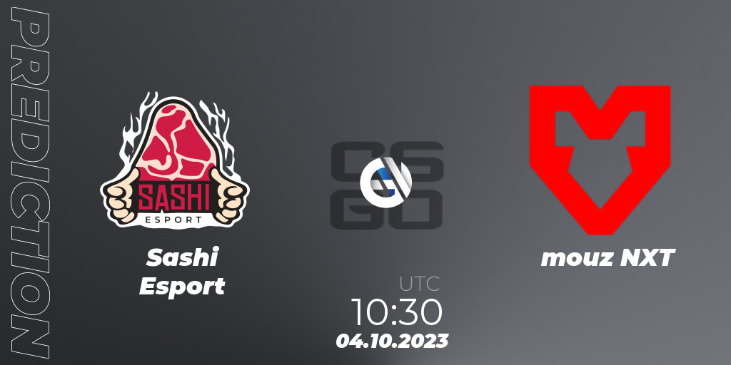 Sashi Esport Vs Mouz NXT Betting TIp Match Prediction 04 10 2023 At