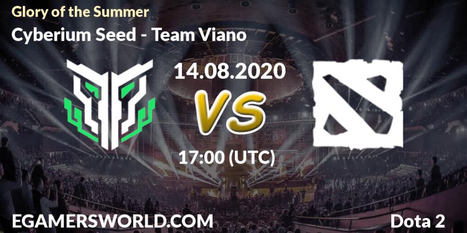 Cyberium Seed vs Team Viano: Betting TIp, Match Prediction. 14.08.2020 at 17:44. Dota 2, Glory of the Summer