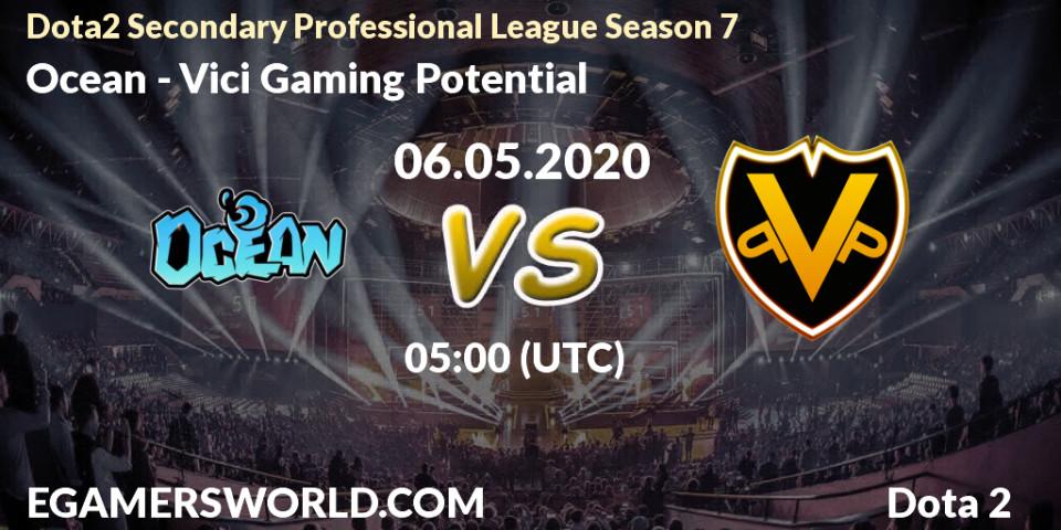 Ocean vs Vici Gaming Potential: Betting TIp, Match Prediction. 06.05.20. Dota 2, Dota2 Secondary Professional League 2020