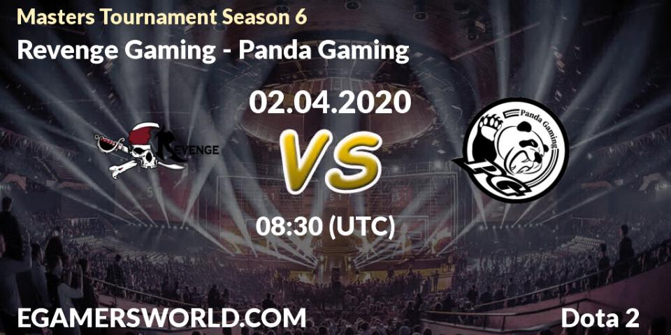 Revenge Gaming vs Panda Gaming: Betting TIp, Match Prediction. 02.04.2020 at 08:35. Dota 2, Masters Tournament Season 6