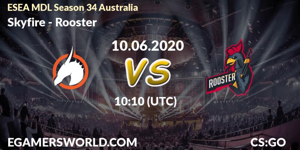 Skyfire vs Rooster: Betting TIp, Match Prediction. 10.06.20. CS2 (CS:GO), ESEA MDL Season 34 Australia