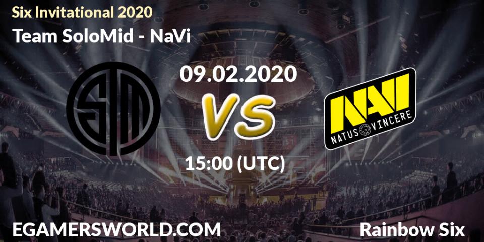 Team SoloMid vs NaVi: Betting TIp, Match Prediction. 09.02.20. Rainbow Six, Six Invitational 2020