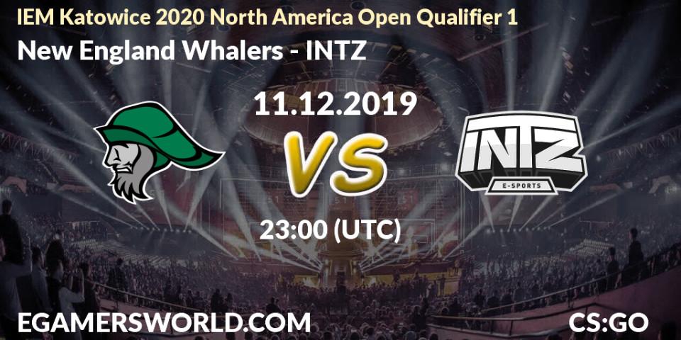 New England Whalers vs INTZ: Betting TIp, Match Prediction. 11.12.19. CS2 (CS:GO), IEM Katowice 2020 North America Open Qualifier 1