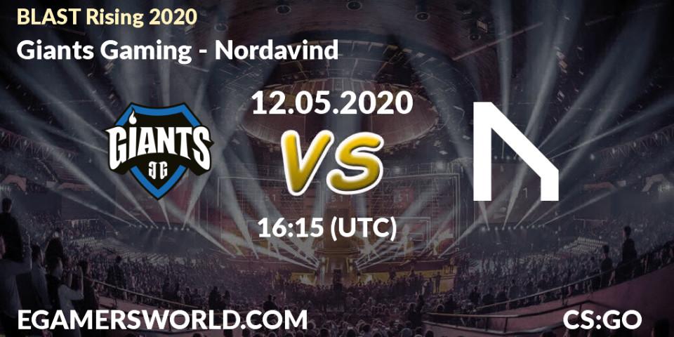 Giants Gaming vs Nordavind: Betting TIp, Match Prediction. 12.05.20. CS2 (CS:GO), BLAST Rising 2020
