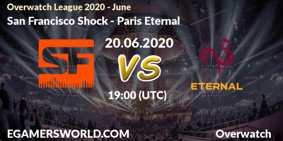 San Francisco Shock vs Paris Eternal: Betting TIp, Match Prediction. 20.06.20. Overwatch, Overwatch League 2020 - June