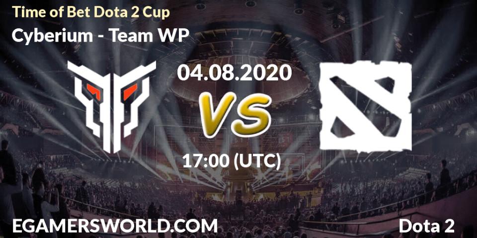 Cyberium vs Team WP: Betting TIp, Match Prediction. 04.08.2020 at 17:16. Dota 2, Time of Bet Dota 2 Cup