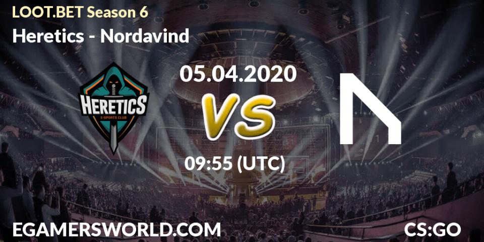 Heretics vs Nordavind: Betting TIp, Match Prediction. 05.04.20. CS2 (CS:GO), LOOT.BET Season 6