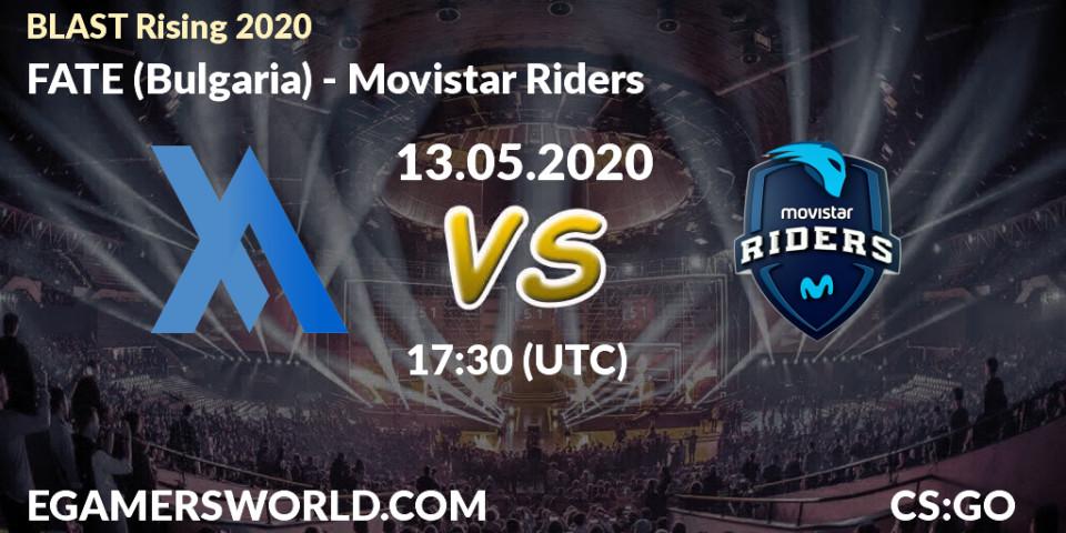 FATE (Bulgaria) vs Movistar Riders: Betting TIp, Match Prediction. 13.05.20. CS2 (CS:GO), BLAST Rising 2020