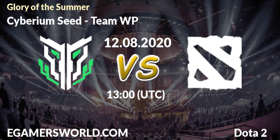 Cyberium Seed vs Team WP: Betting TIp, Match Prediction. 12.08.2020 at 13:07. Dota 2, Glory of the Summer