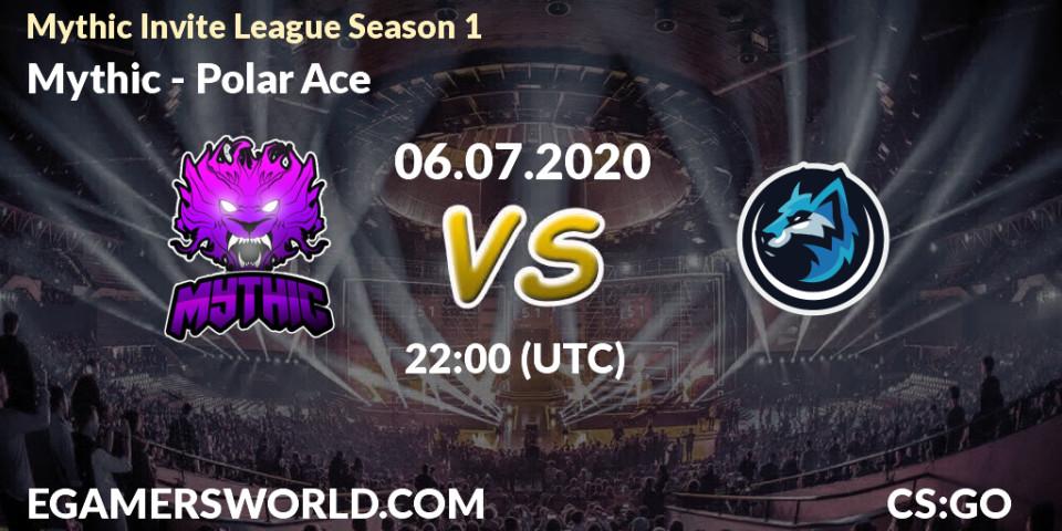 Mythic vs ex-Polar Ace: Betting TIp, Match Prediction. 06.07.2020 at 22:10. Counter-Strike (CS2), Mythic Invite League Season 1