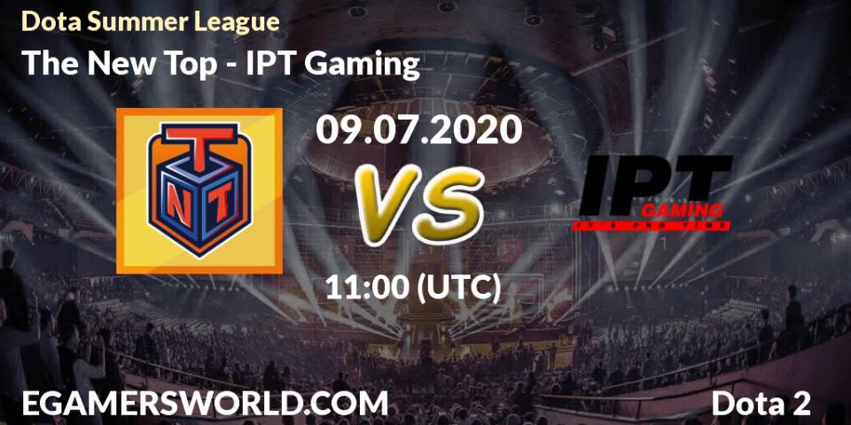 The New Top vs IPT Gaming: Betting TIp, Match Prediction. 09.07.2020 at 12:12. Dota 2, Dota Summer League