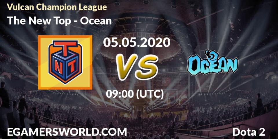 The New Top vs Ocean: Betting TIp, Match Prediction. 05.05.2020 at 11:38. Dota 2, Vulcan Champion League