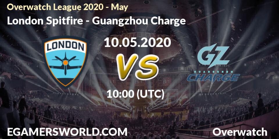 London Spitfire vs Guangzhou Charge: Betting TIp, Match Prediction. 10.05.20. Overwatch, Overwatch League 2020 - May