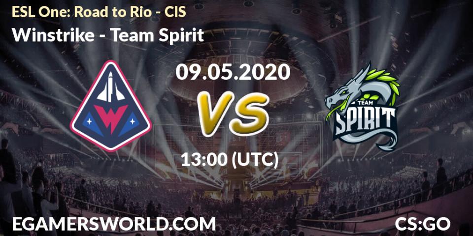 Winstrike vs Team Spirit: Betting TIp, Match Prediction. 09.05.20. CS2 (CS:GO), ESL One: Road to Rio - CIS