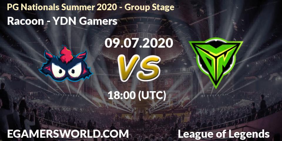 Racoon vs YDN Gamers: Betting TIp, Match Prediction. 09.07.20. LoL, PG Nationals Summer 2020 - Group Stage