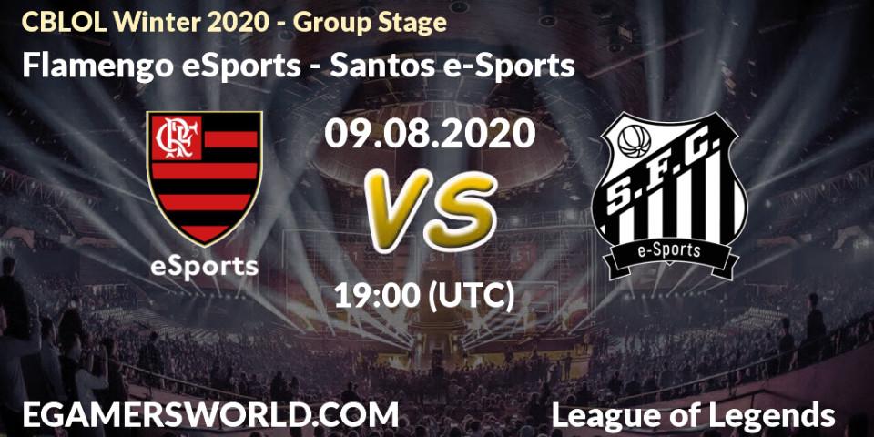 Flamengo eSports vs Santos e-Sports: Betting TIp, Match Prediction. 09.08.20. LoL, CBLOL Winter 2020 - Group Stage