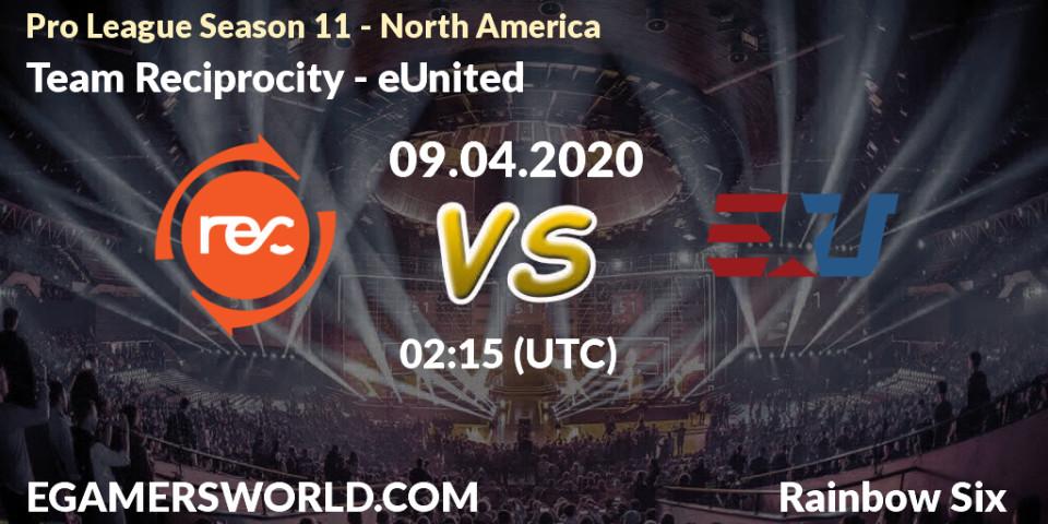 Team Reciprocity vs eUnited: Betting TIp, Match Prediction. 24.03.20. Rainbow Six, Pro League Season 11 - North America