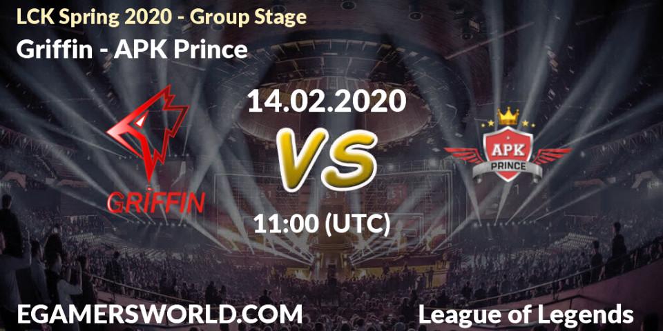 Griffin vs APK Prince: Betting TIp, Match Prediction. 14.02.20. LoL, LCK Spring 2020 - Group Stage