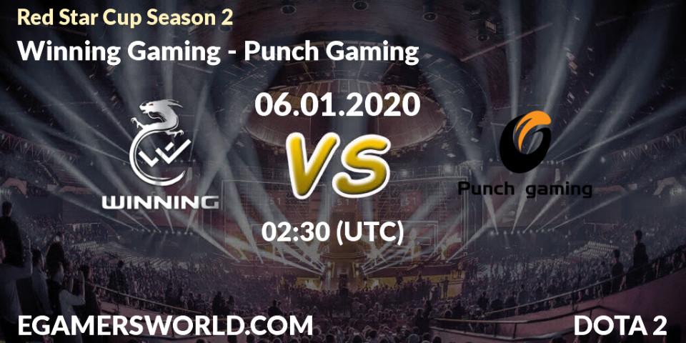 Winning Gaming vs Punch Gaming: Betting TIp, Match Prediction. 06.01.20. Dota 2, Red Star Cup Season 2