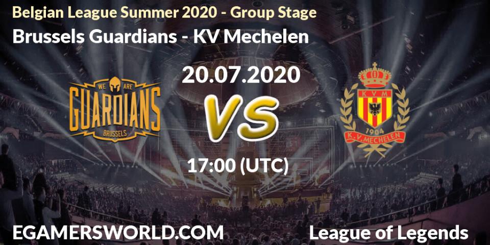 Brussels Guardians vs KV Mechelen: Betting TIp, Match Prediction. 20.07.20. LoL, Belgian League Summer 2020 - Group Stage