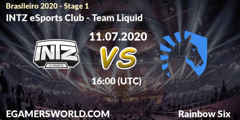 INTZ eSports Club vs Team Liquid: Betting TIp, Match Prediction. 11.07.20. Rainbow Six, Brasileirão 2020 - Stage 1