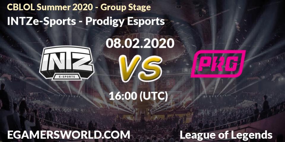 INTZ e-Sports vs Prodigy Esports: Betting TIp, Match Prediction. 08.02.20. LoL, CBLOL Summer 2020 - Group Stage