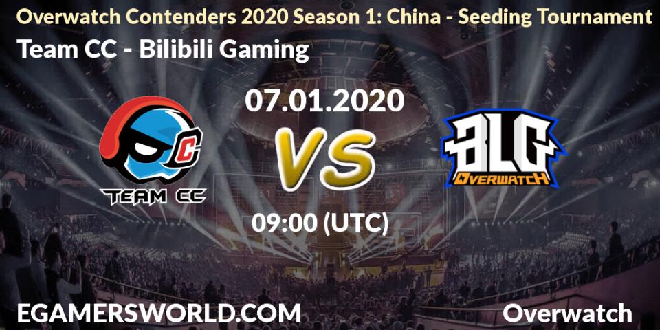 Team CC vs Bilibili Gaming: Betting TIp, Match Prediction. 07.01.20. Overwatch, Overwatch Contenders 2020 Season 1: China - Seeding Tournament