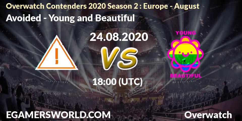 Avoided vs Young and Beautiful: Betting TIp, Match Prediction. 24.08.20. Overwatch, Overwatch Contenders 2020 Season 2: Europe - August