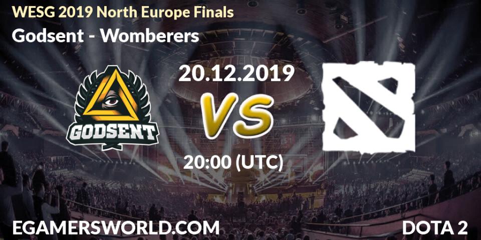 Godsent vs Womberers: Betting TIp, Match Prediction. 20.12.19. Dota 2, WESG 2019 North Europe Finals