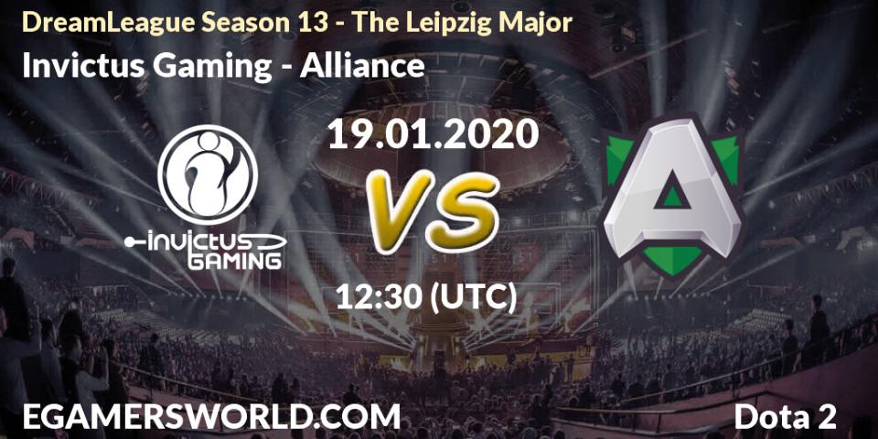 Invictus Gaming vs Alliance: Betting TIp, Match Prediction. 19.01.20. Dota 2, DreamLeague Season 13 - The Leipzig Major