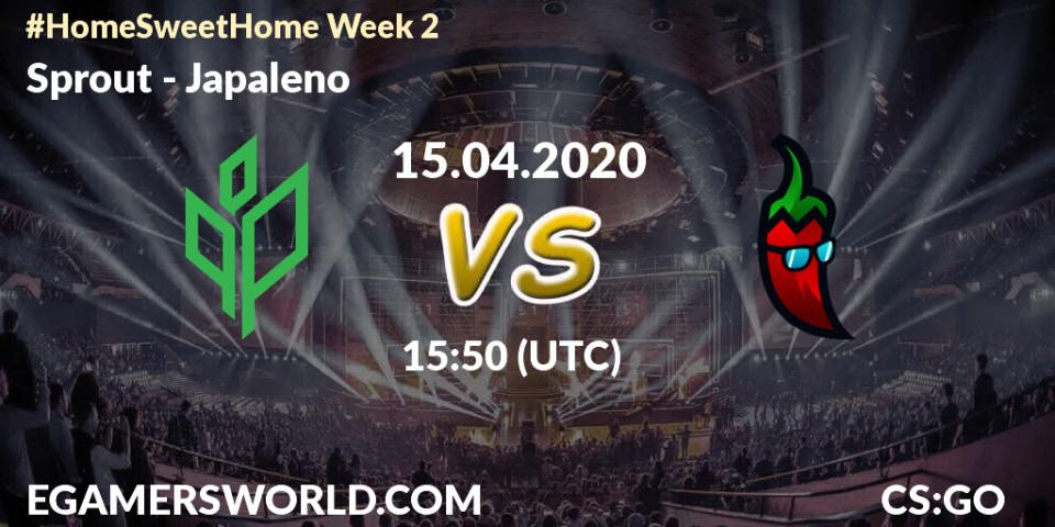 Sprout vs Japaleno: Betting TIp, Match Prediction. 15.04.20. CS2 (CS:GO), #Home Sweet Home Week 2
