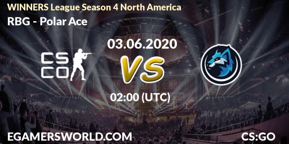 RBG vs Polar Ace: Betting TIp, Match Prediction. 03.06.20. CS2 (CS:GO), WINNERS League Season 4 North America